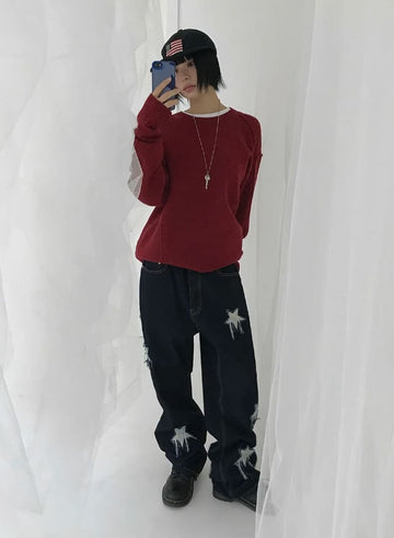 LEATHER STAR DENIM